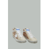 Baskets Mid Star Femme - Or Rose / Beige / Blanc - GOLDEN GOOSE