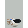 Baskets Mid Star Femme - Or Rose / Beige / Blanc - GOLDEN GOOSE