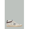 Baskets Mid Star Femme - Blanc / Argent / Bordeaux / Bleu marine - GOLDEN GOOSE