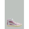 Baskets Slide Femme - Rose / Violet / Argent - GOLDEN GOOSE