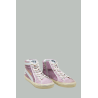 Baskets Slide Femme - Rose / Violet / Argent - GOLDEN GOOSE