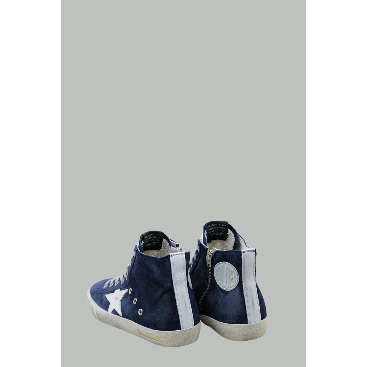 Baskets Francy Homme - Bleu Marine / Blanc - GOLDEN GOOSE