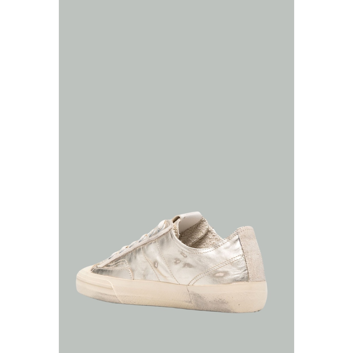 Baskets V-Star Femme - Beige / Doré - GOLDEN GOOSE