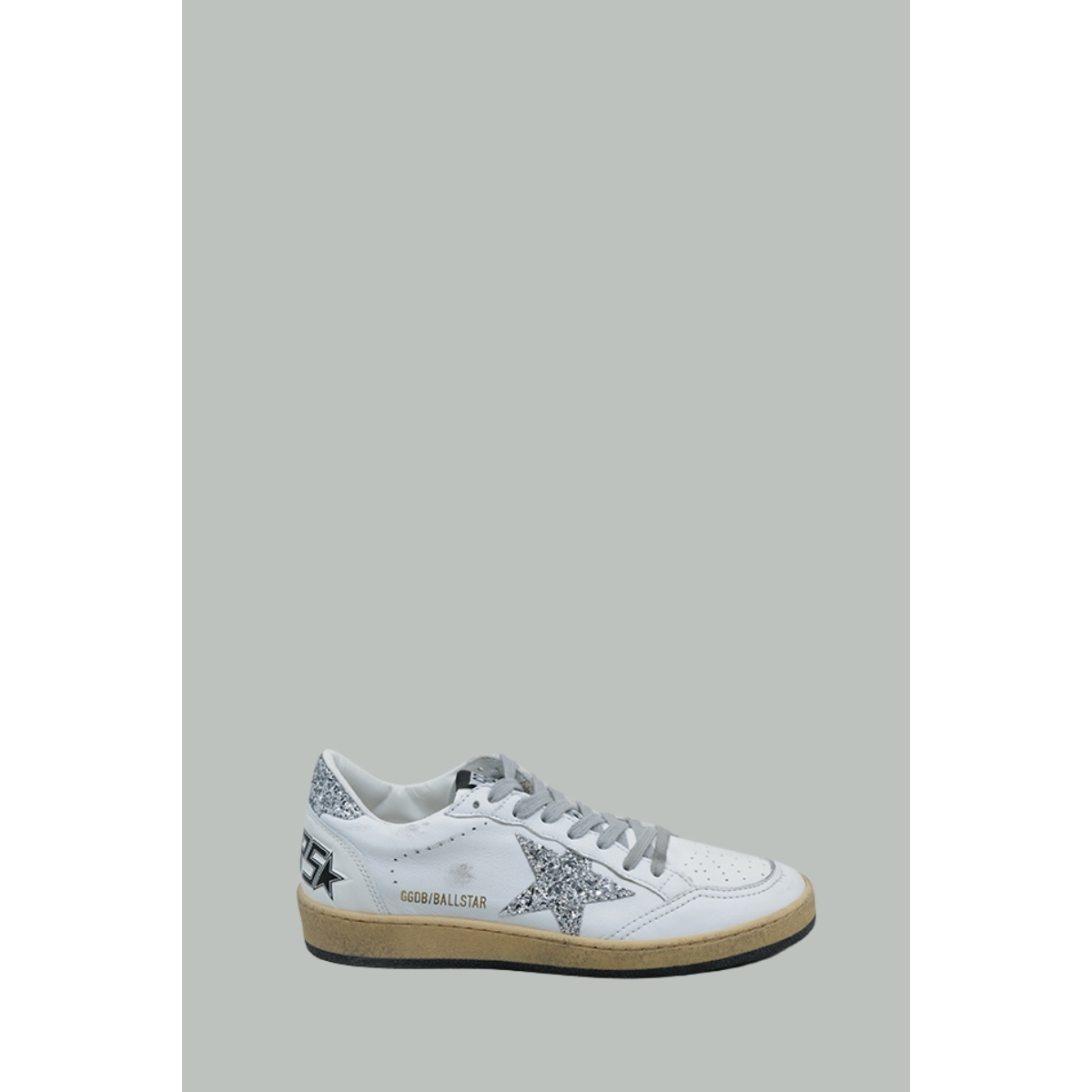 Baskets Ball Star Femme - Blanc / Argent - GOLDEN GOOSE