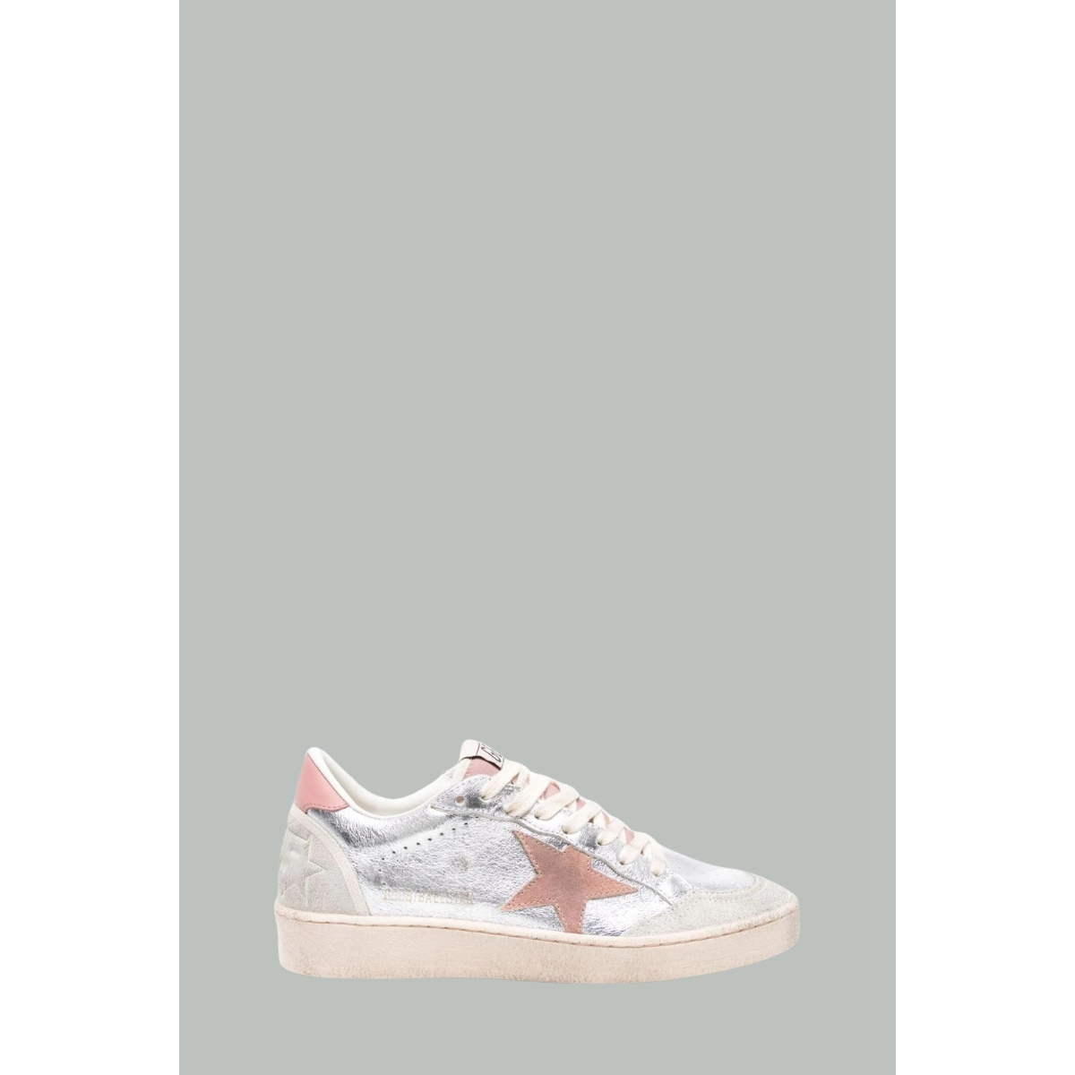 Baskets Ball Star Femme - Argent / Rose - GOLDEN GOOSE