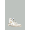 Baskets Slide Homme - Blanc / Gris - GOLDEN GOOSE