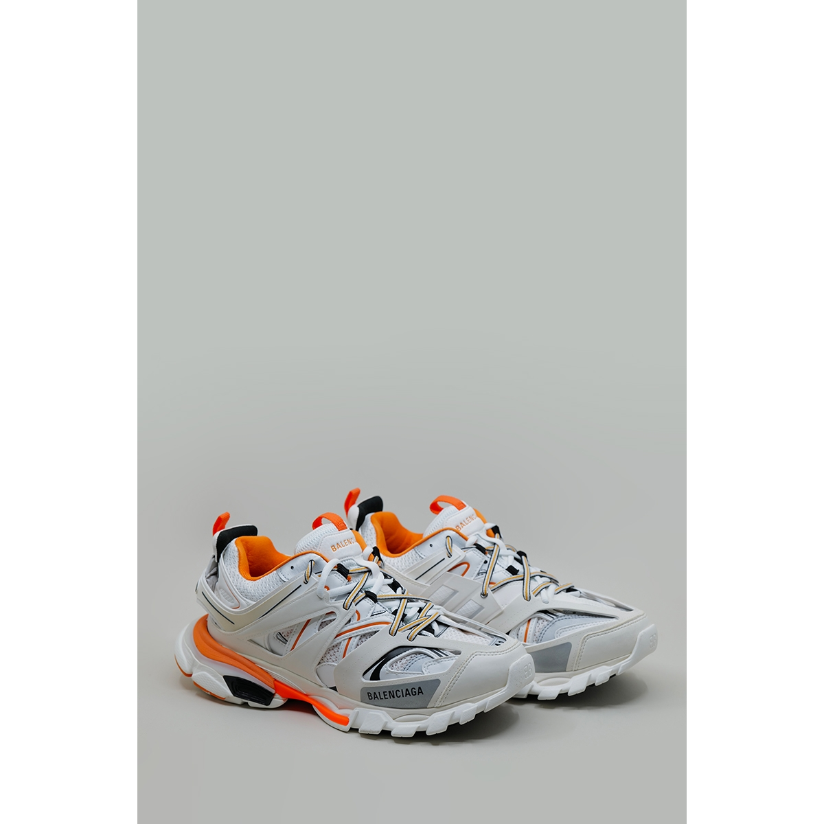 Baskets Track - Blanc / Orange - BALENCIAGA