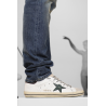 Baskets Super-Star Homme - Blanc / Vert - GOLDEN GOOSE