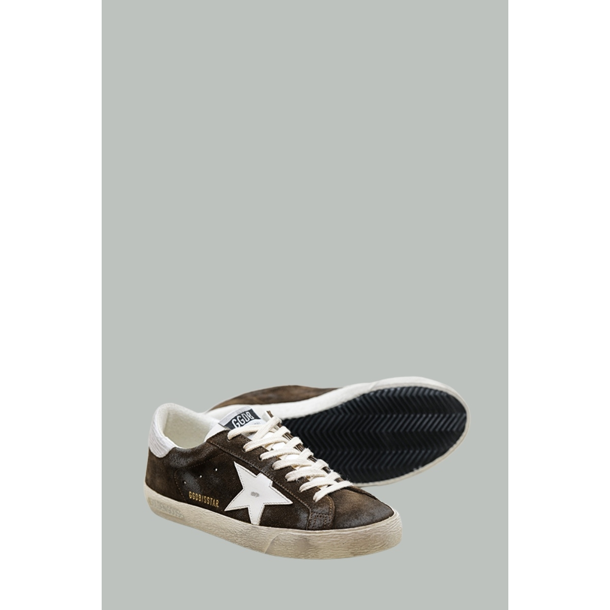 Baskets Super-Star Homme - Marron - GOLDEN GOOSE