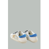 Baskets Super-Star Homme - Blanc / Beige / Bleu - GOLDEN GOOSE