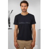 T-Shirt "Saint Laurent Reversed" - Bleu Marine - SAINT LAURENT