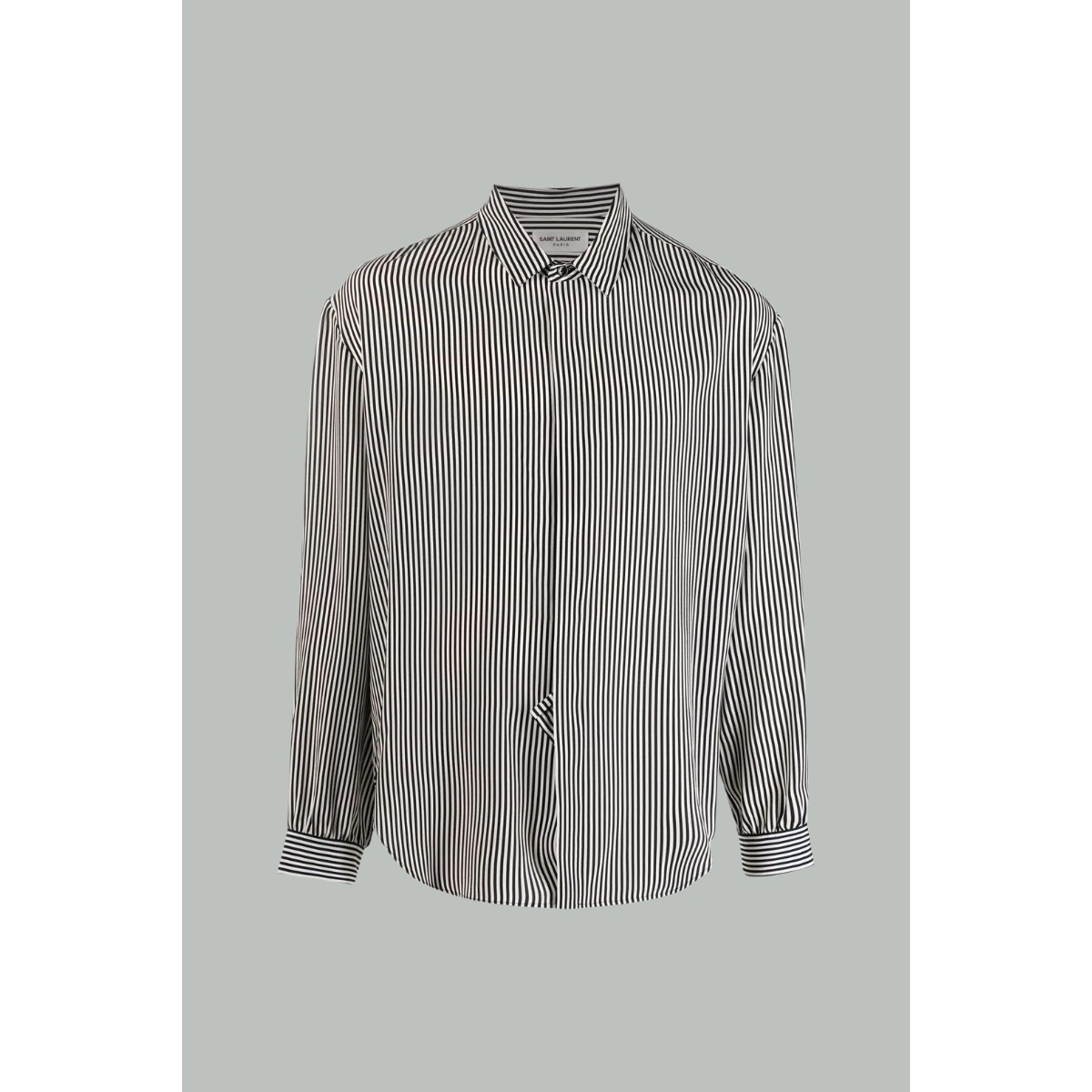 Chemise a Rayure - Noir Blanc - SAINT LAURENT