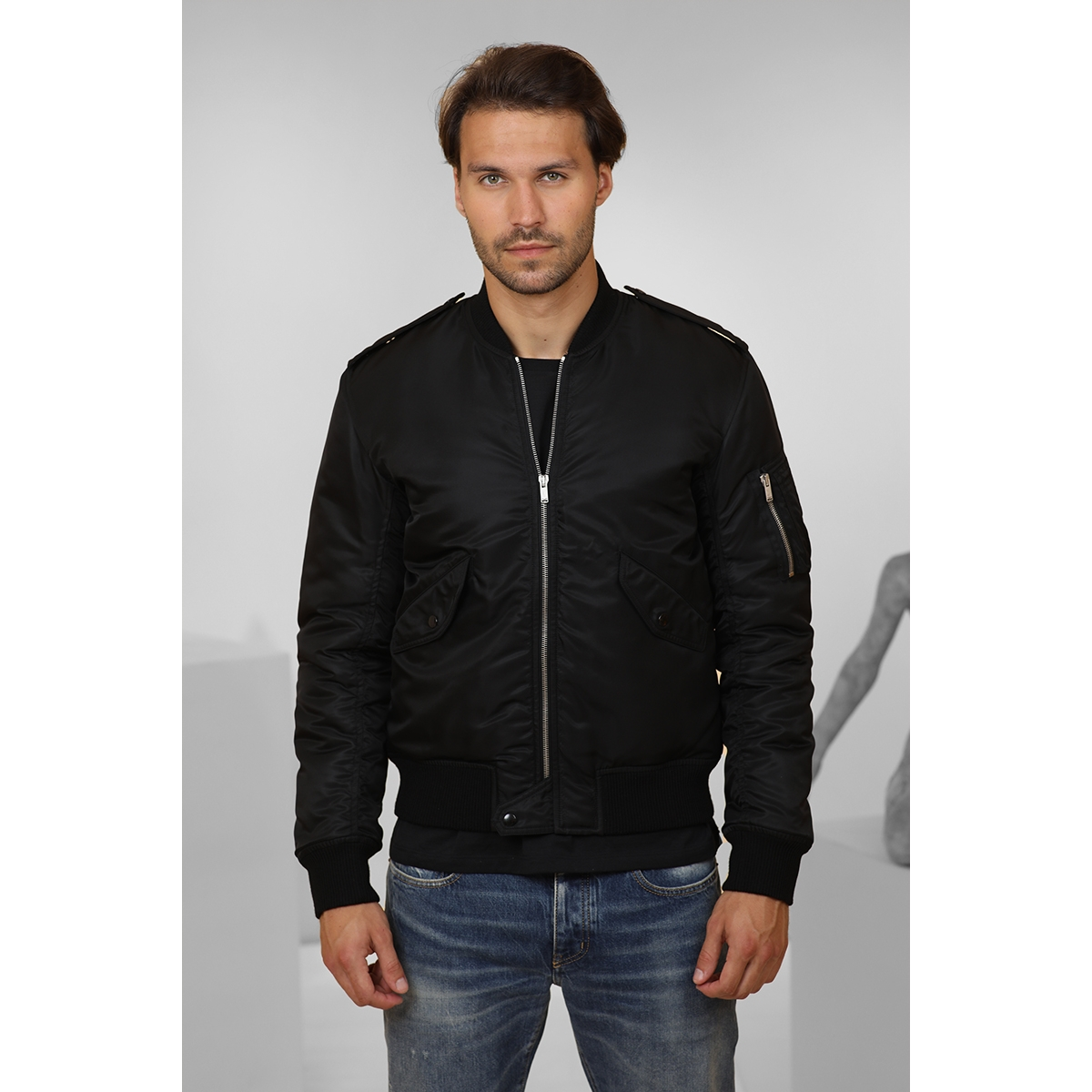 Veste Bomber - Noir - SAINT LAURENT