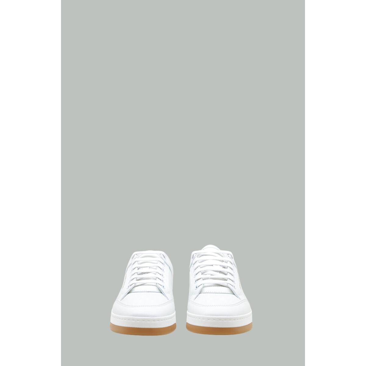 Baskets  SL/61 en Cuir Perforé - Blanc - SAINT LAURENT