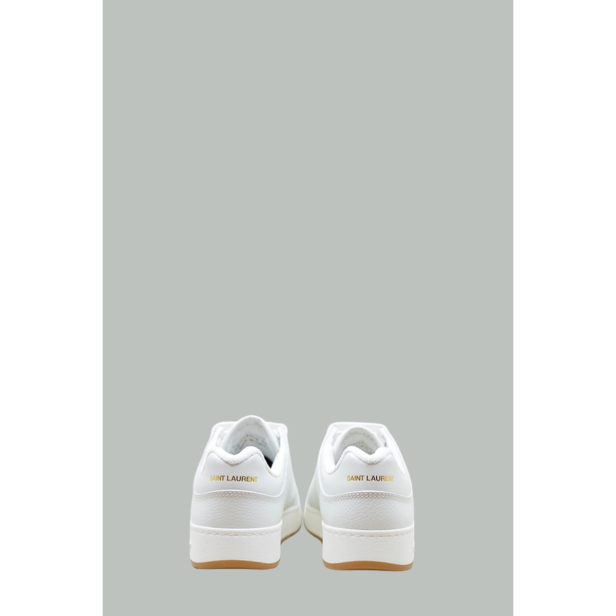 Baskets  SL/61 en Cuir Perforé - Blanc - SAINT LAURENT