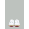 Baskets SL/61 en Cuir Perforé - Blanc / Rouge - SAINT LAURENT