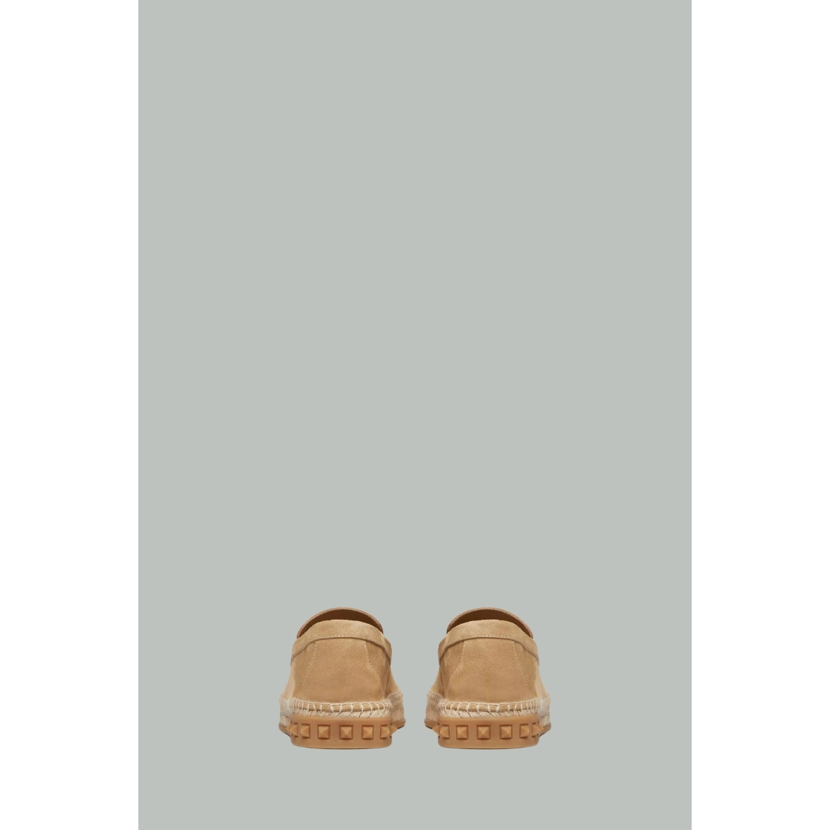 Espadrilles Leisure Flows en Croûte de Cuir - Beige - VALENTINO