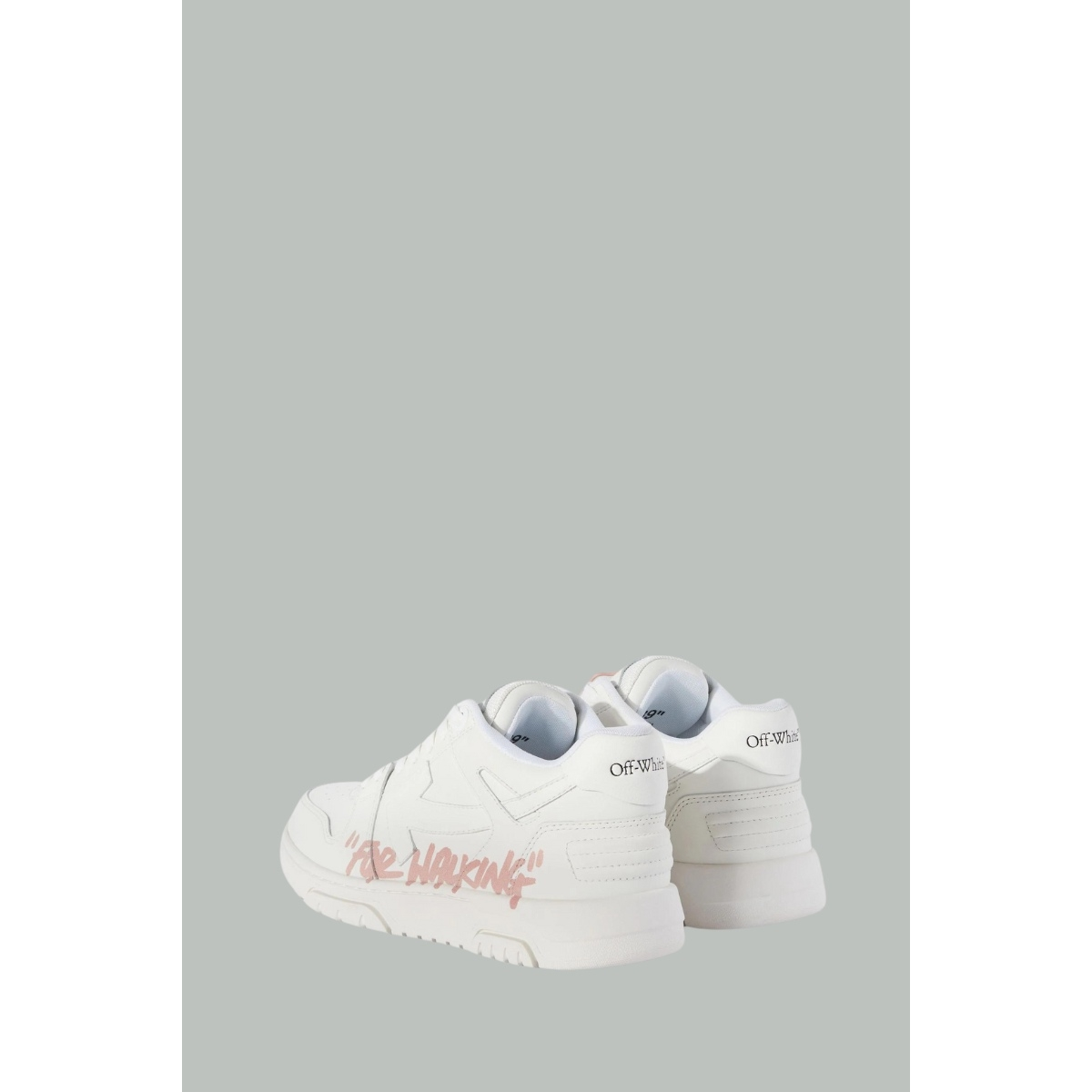 Baskets Out Of Office "for walking" Femme - Blanc / Rose - OFF WHITE