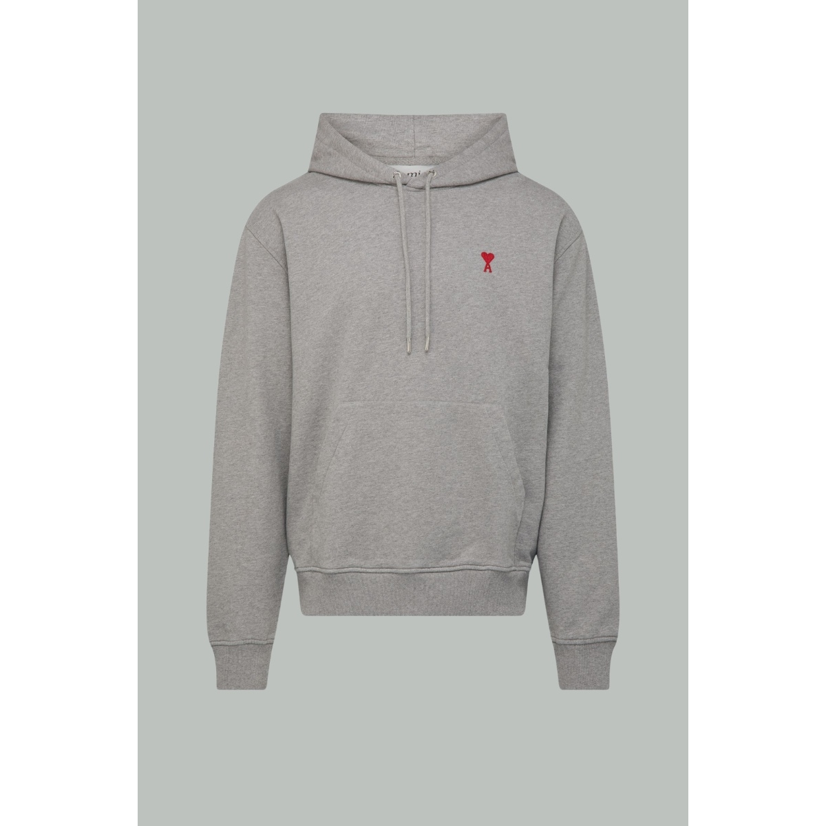 Hoodie Ami de Cœur Rouge - Gris - AMI PARIS