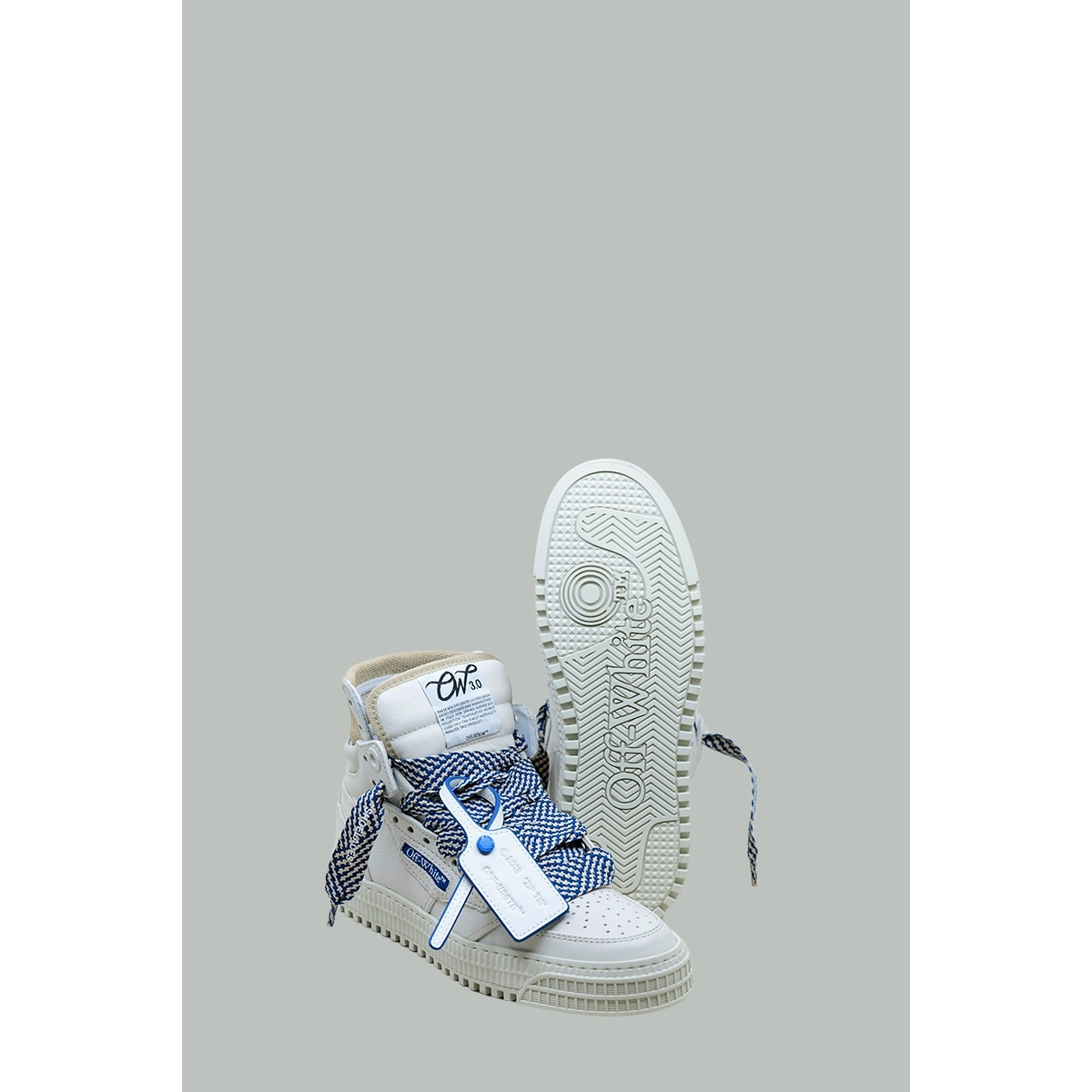 Baskets Off Court 3.0 Femme - Blanc / Bleu - OFF WHITE