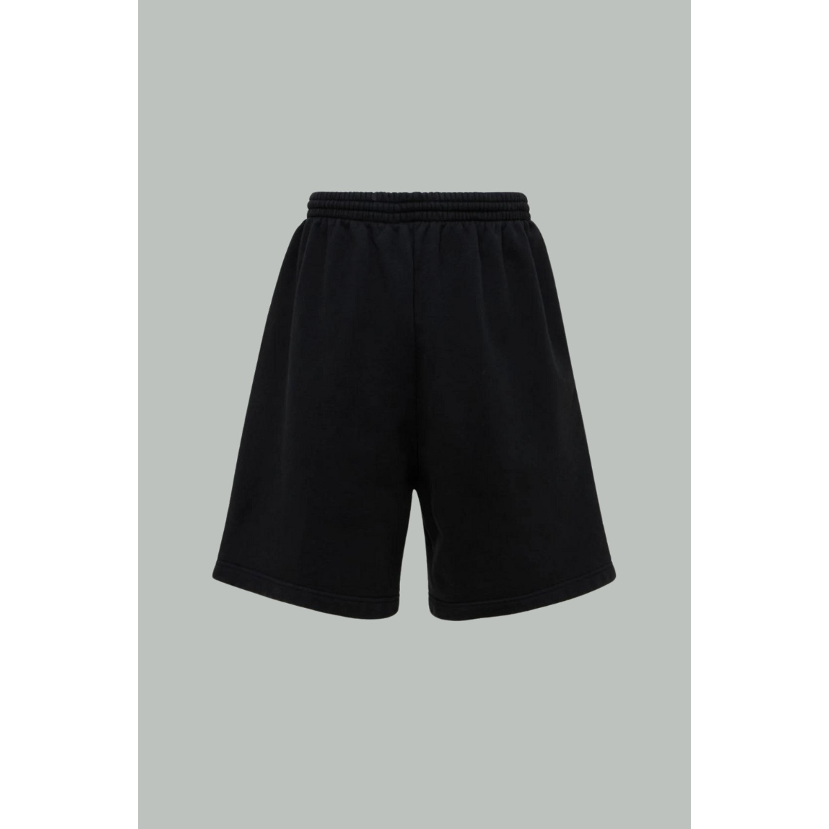 Short sweat logo en molleton - Noir - BALENCIAGA