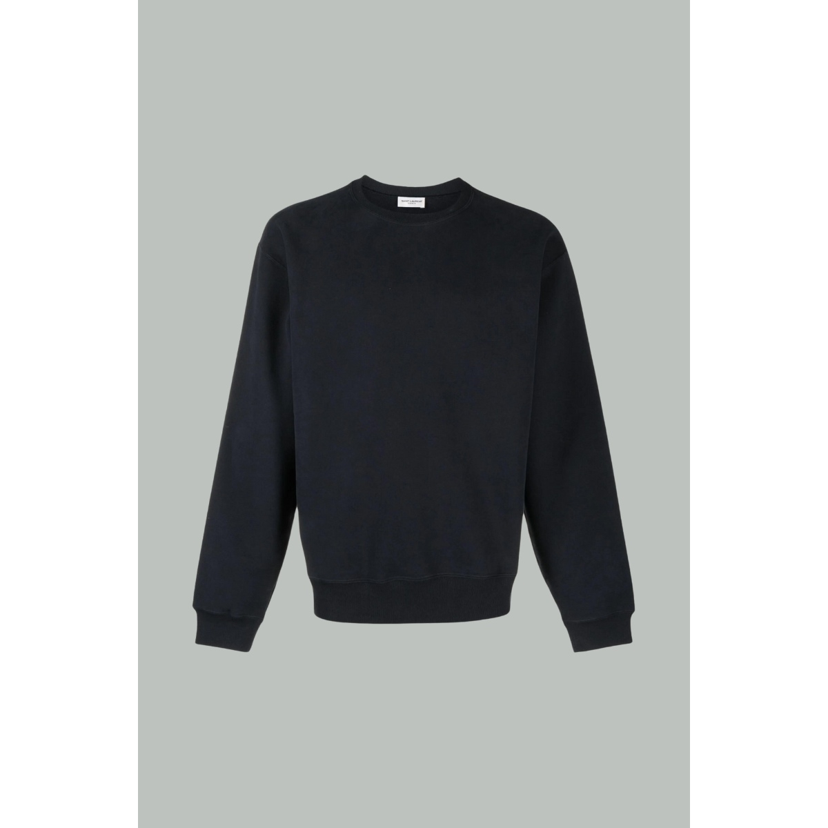 Sweat-shirt brodé - Bleu pétrole - SAINT LAURENT