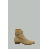 Wyatt Jodhpur Boots en Suède - Beige - SAINT LAURENT