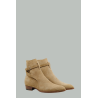 Wyatt Jodhpur Boots en Suède - Beige - SAINT LAURENT