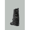 Botte de combat ‘Robin’ cuir - Noir - THE ATTICO