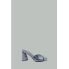 Mules Mini Devon - Anthracite Paillettes - THE ATTICO