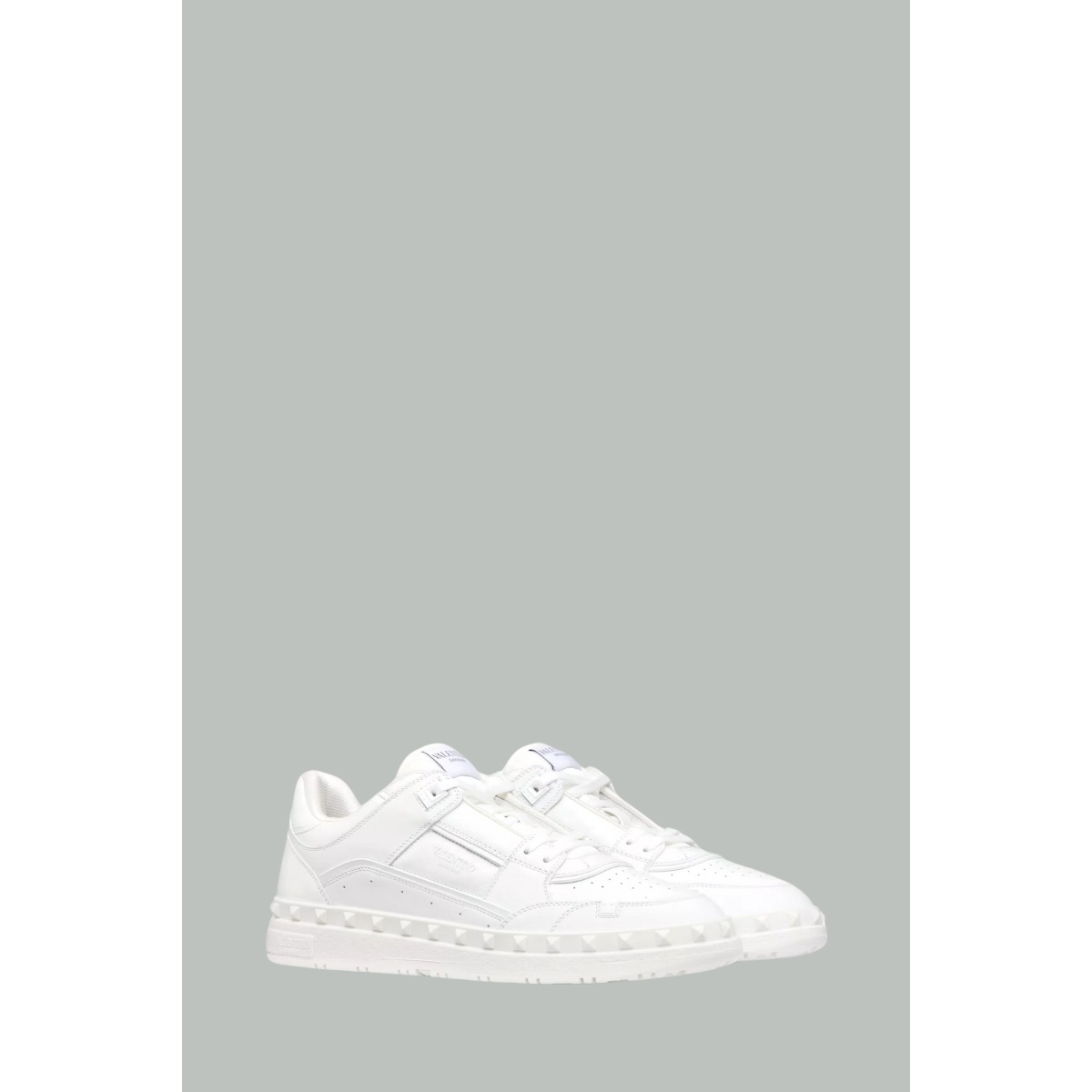 Baskets Basses Freedots en cuir - Blanc - VALENTINO