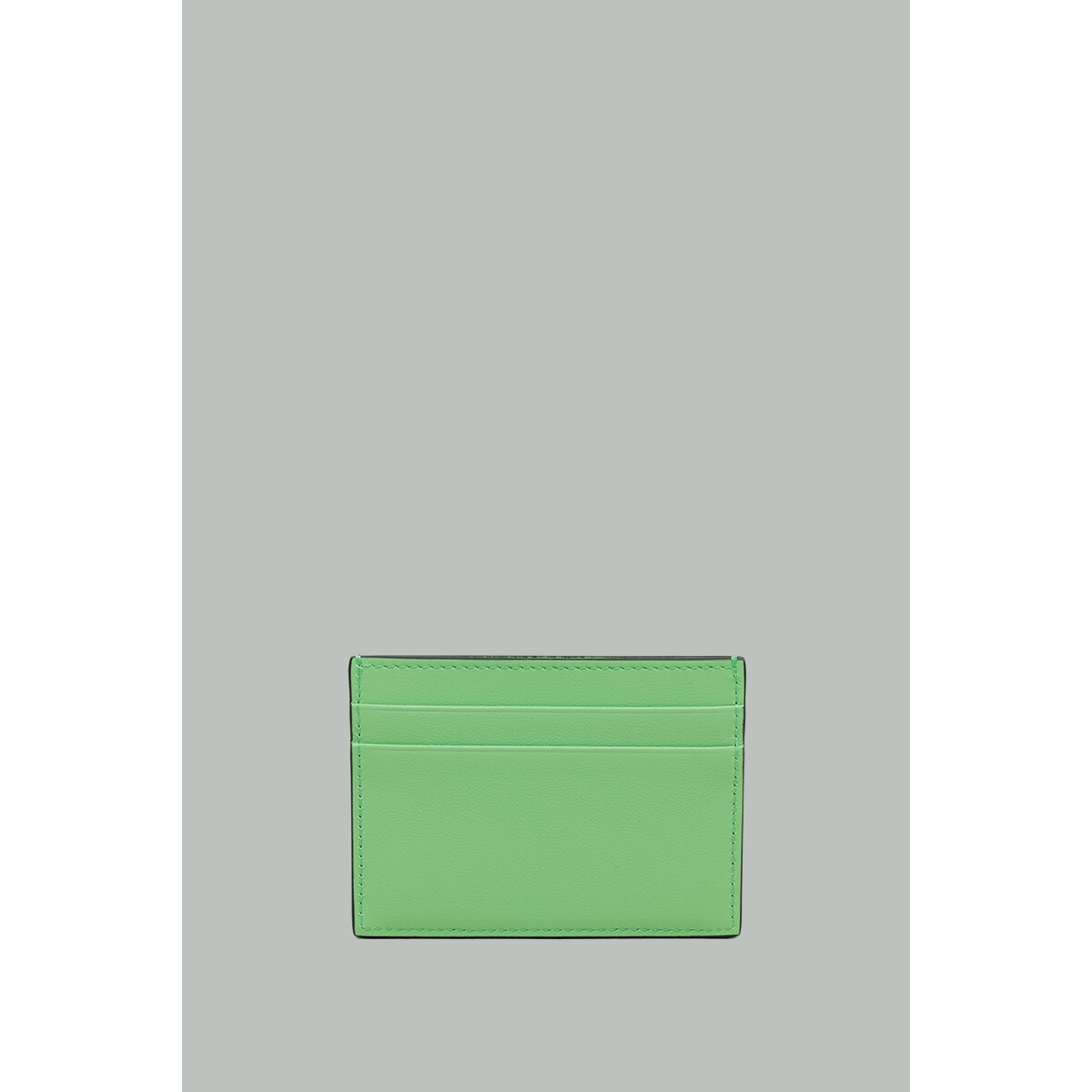 Porte-cartes VLogo en cuir - Vert Menthe - VALENTINO