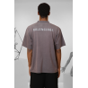 T-shirt Back brodé Fit médium - Violet / Gris - BALENCIAGA