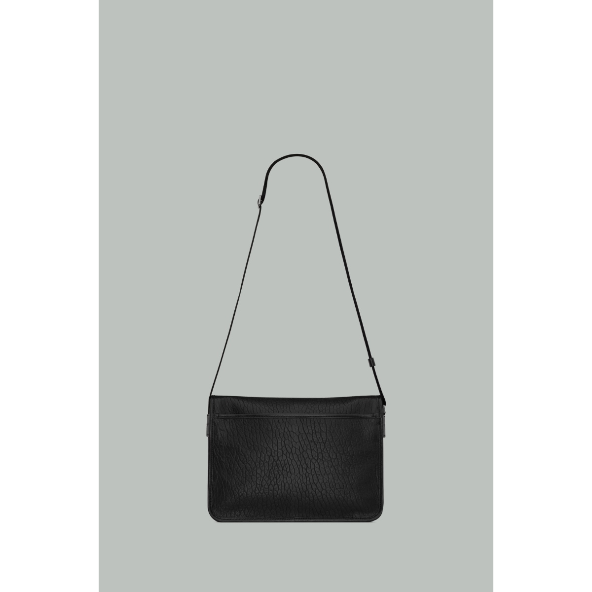 Sac Niki Messenger en Cuir Grainé - Noir - SAINT LAURENT