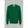 Sweat-Shirt ras de cou en molleton de coton - Vert - GOLDEN GOOSE