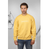 Sweat-shirt en coton logo - Jaune - SAINT LAURENT