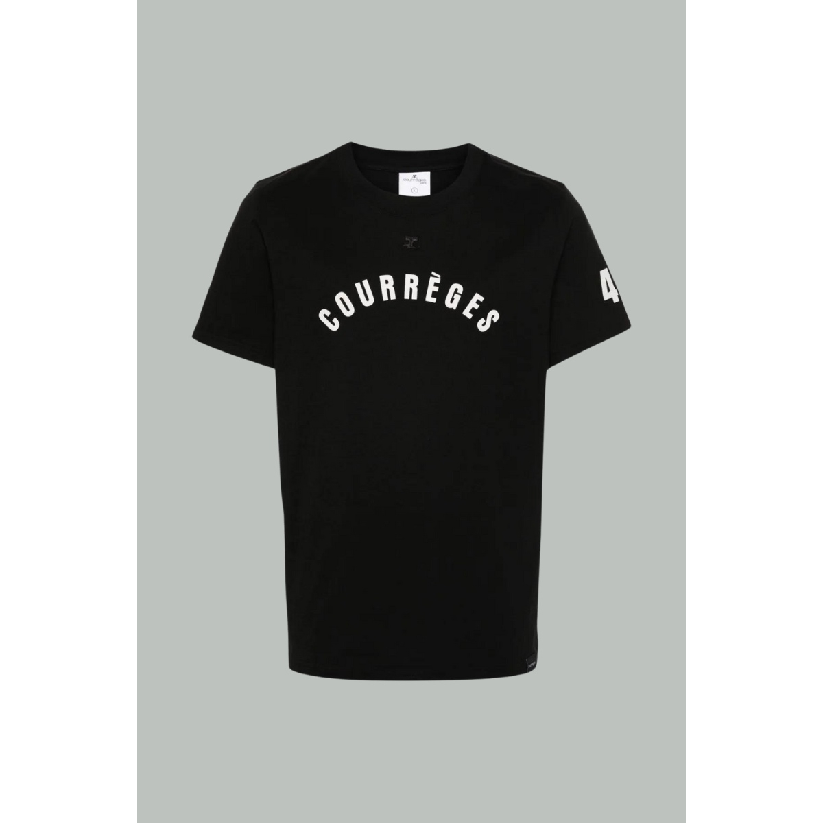 T-shirt avec Logo imprimé - Noir - COURRÈGES