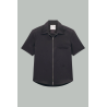 Chemise manches courtes fermeture zippée - Noir - COURRÈGES