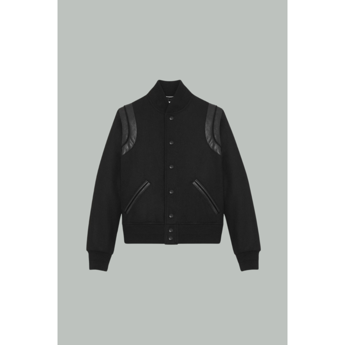 Veste Teddy en Laine - Noir - SAINT LAURENT