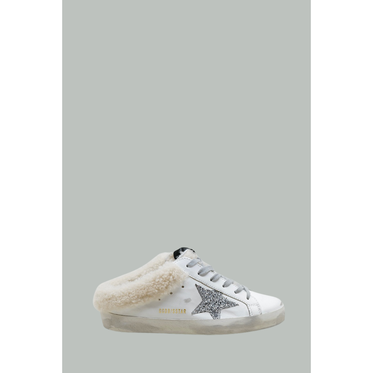 Mules Super-Star Femme - Blanc / Argent - GOLDEN GOOSE