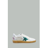 Baskets Ball Star Homme - Blanc / Vert / Argent / Bordeaux - GOLDEN GOOSE