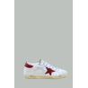 Baskets Super-Star Femme - Blanc / Rouge Brillant - GOLDEN GOOSE