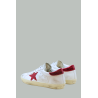 Baskets Super-Star Femme - Blanc / Rouge Brillant - GOLDEN GOOSE