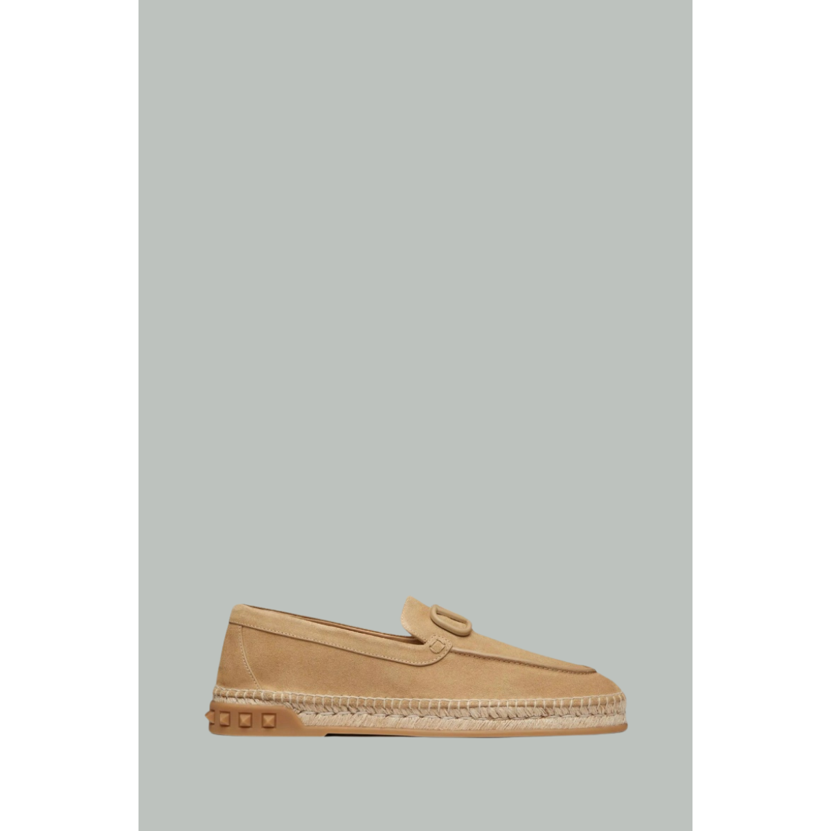 Espadrilles Leisure Flows en Croûte de Cuir - Beige - VALENTINO