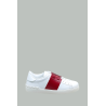 Baskets Open en cuir - Blanc / Rouge - VALENTINO