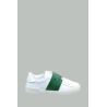 Baskets Open en cuir - Blanc / Vert - VALENTINO