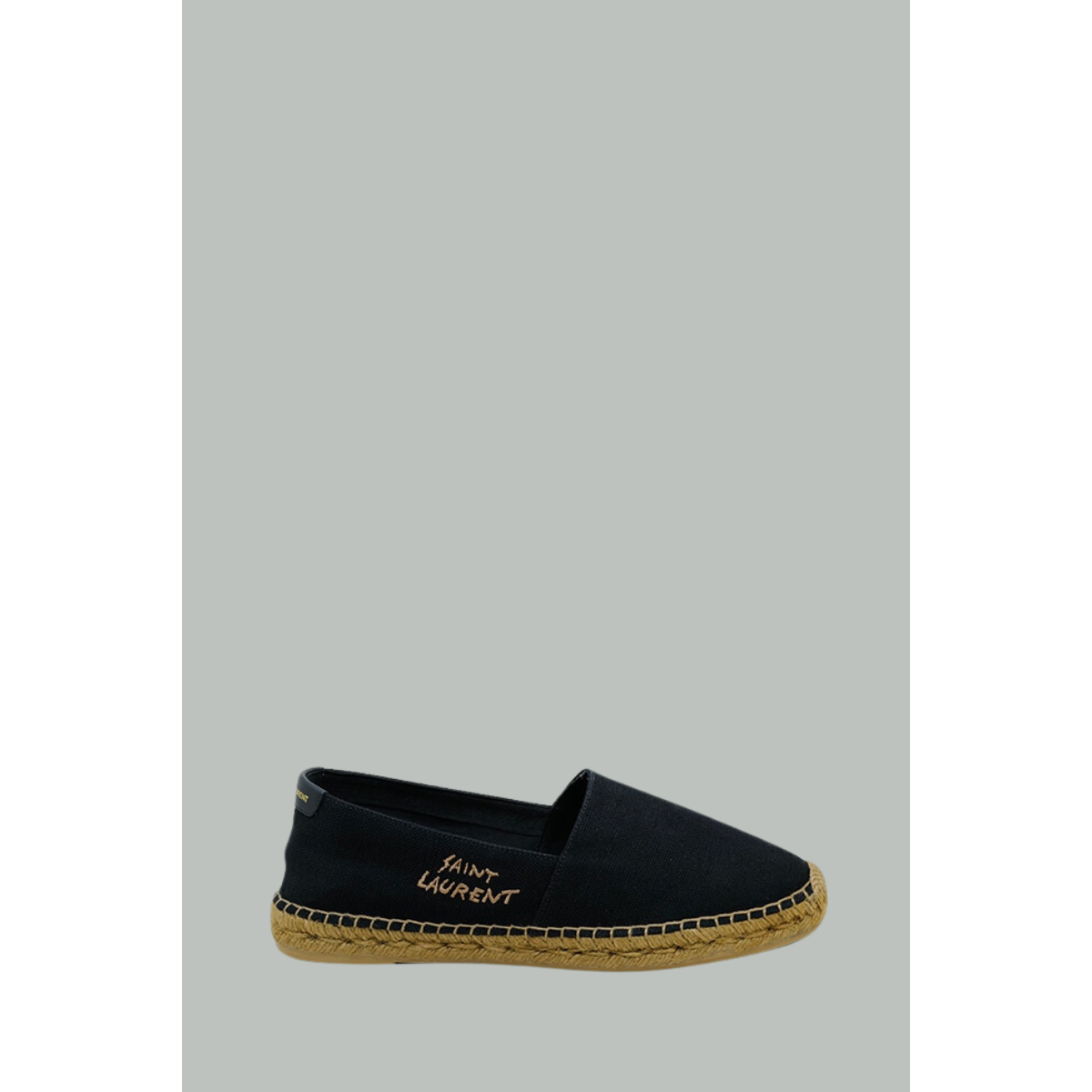 Espadrilles brodées SAINT LAURENT - Noir - SAINT LAURENT