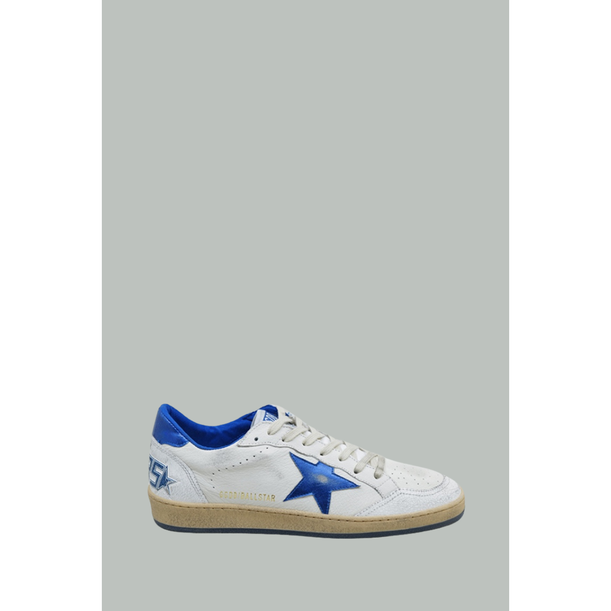 Baskets Ball Star Homme - Blanc / Bleu - GOLDEN GOOSE