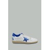 Baskets Ball Star Homme - Blanc / Bleu - GOLDEN GOOSE