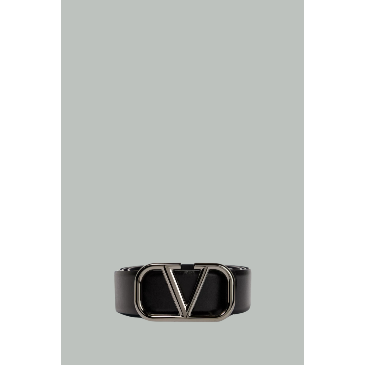 Ceinture VLogo en cuir - Noir - VALENTINO